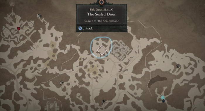 Diablo 4 All Side Quest Missions and Locations Map