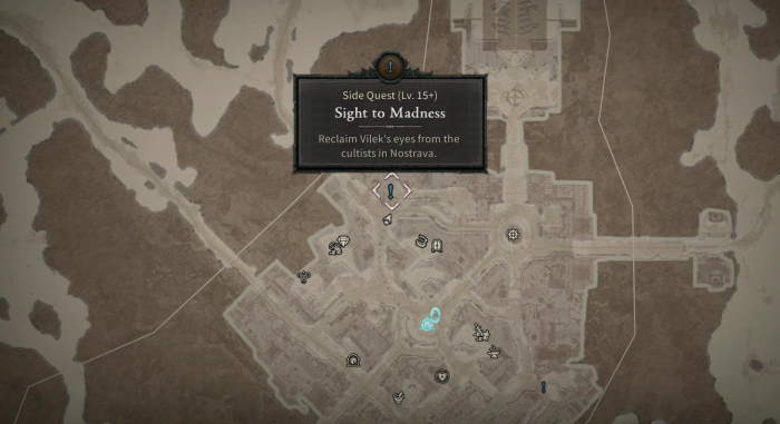 Diablo 4 All Side Quest Missions and Locations Map