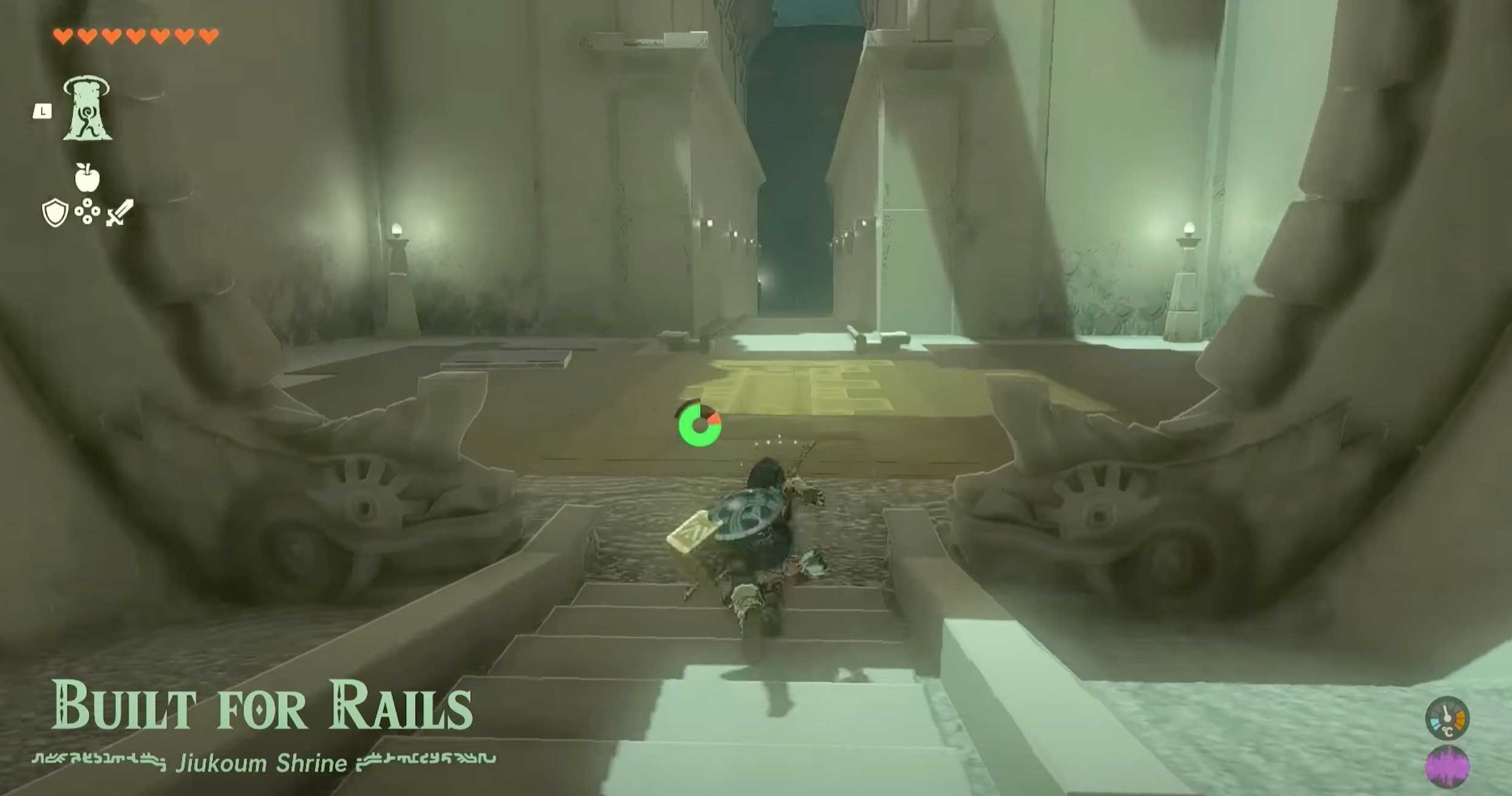 Complete Built for Rails Puzzzle in Jiukoum Shrine Location | Zelda TOTK Guide