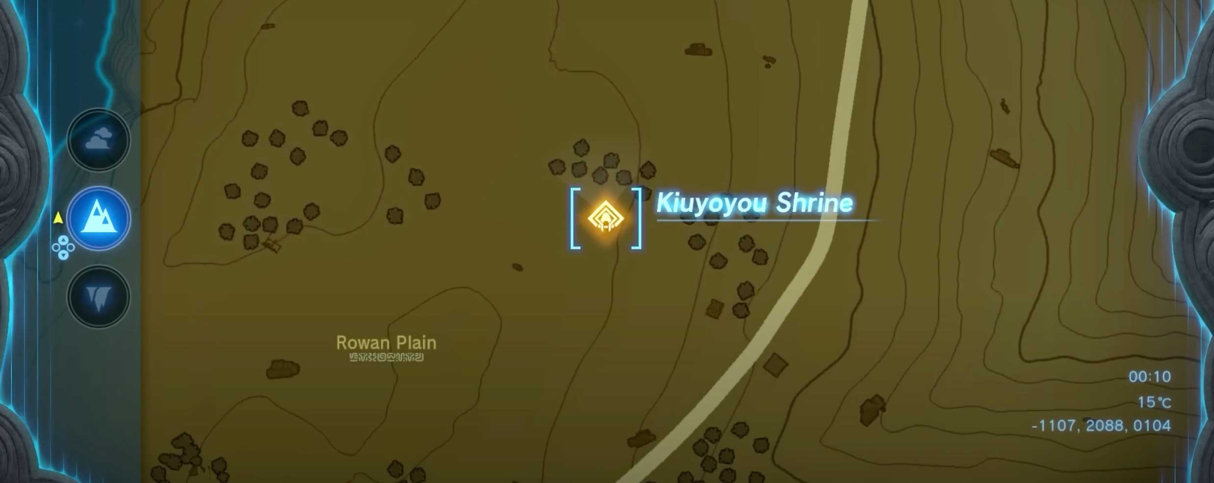 Kiuyoyou Shrine Location Map