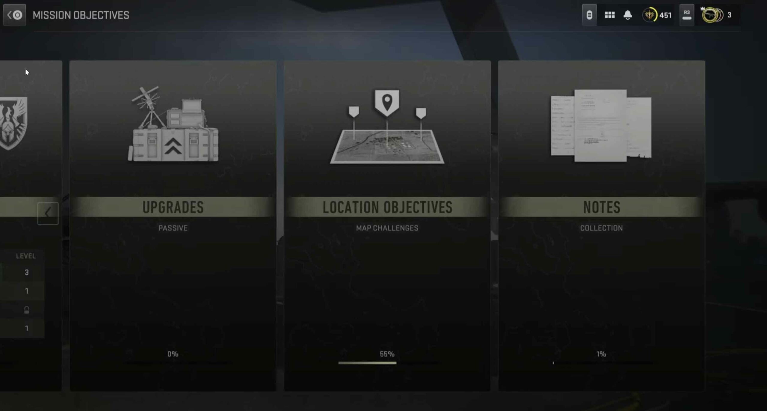 Notes Menu