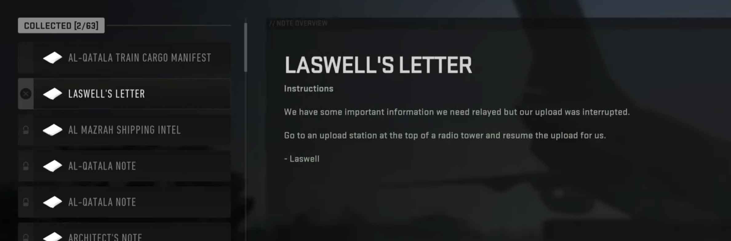 Laswell's Letter