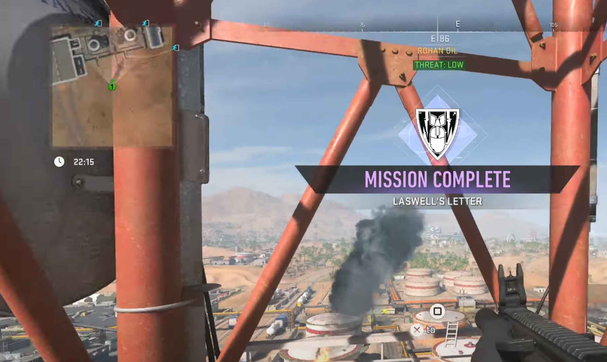 Congratulations on successfully completing the Laswell's Letter mission