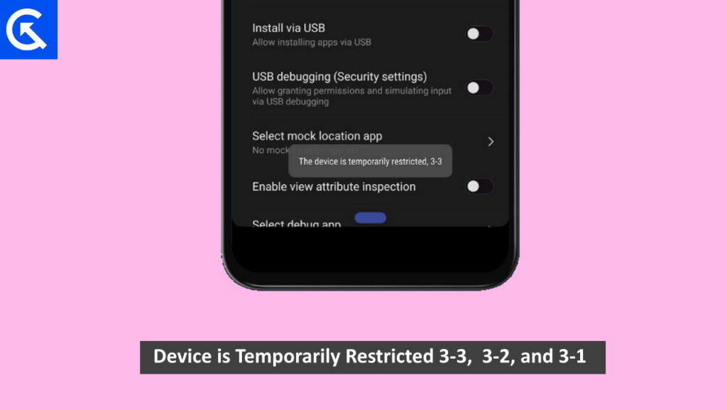 What is Xiaomi The Device is Temporarily Restricted 33, 32, and 31? How to Fix?