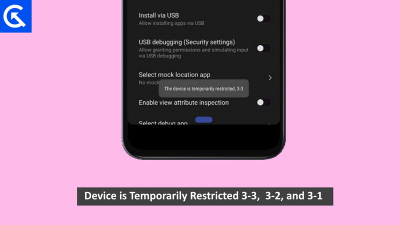 What is Xiaomi The Device is Temporarily Restricted 3-3, 3-2, and 3-1 How to Fix