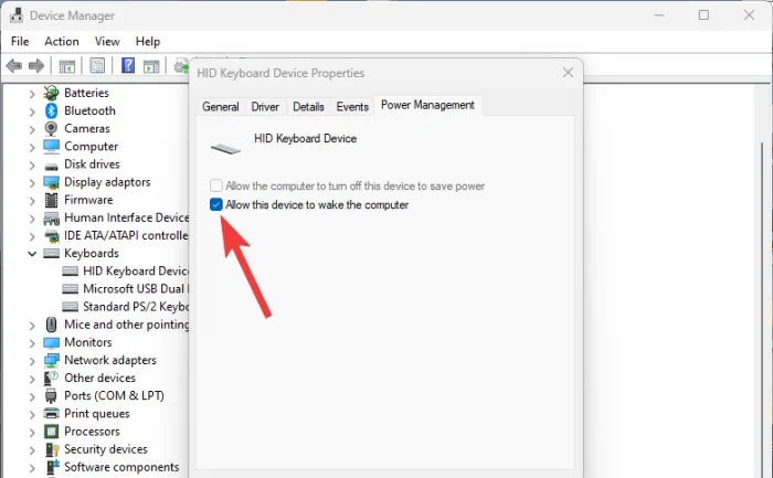 Fix Windows 11 Won't Wake Up From Sleep With Keyboard or Mouse