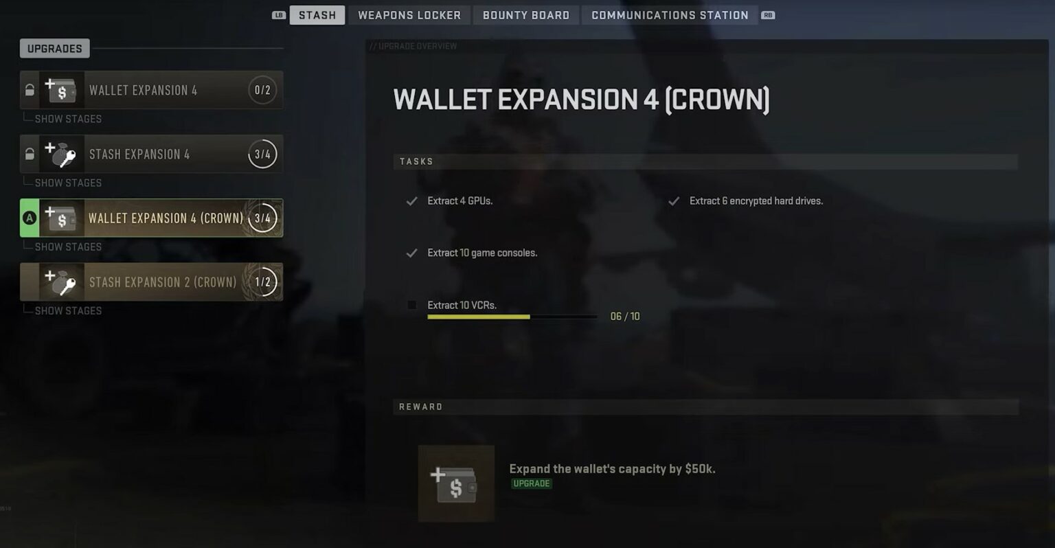 DMZ Wallet Expansion 4 Crown Guide and Locations Find GPU, Game