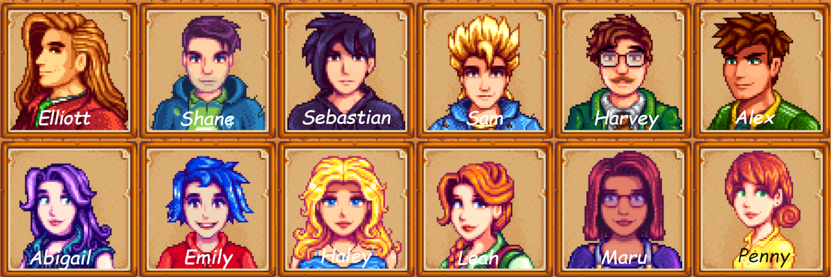 Stardew Valley Marriage Candidates Tier List 1