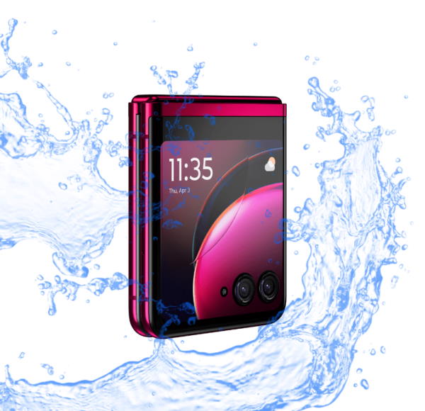 Motorola Razr 40 and 40 Ultra Splashproof