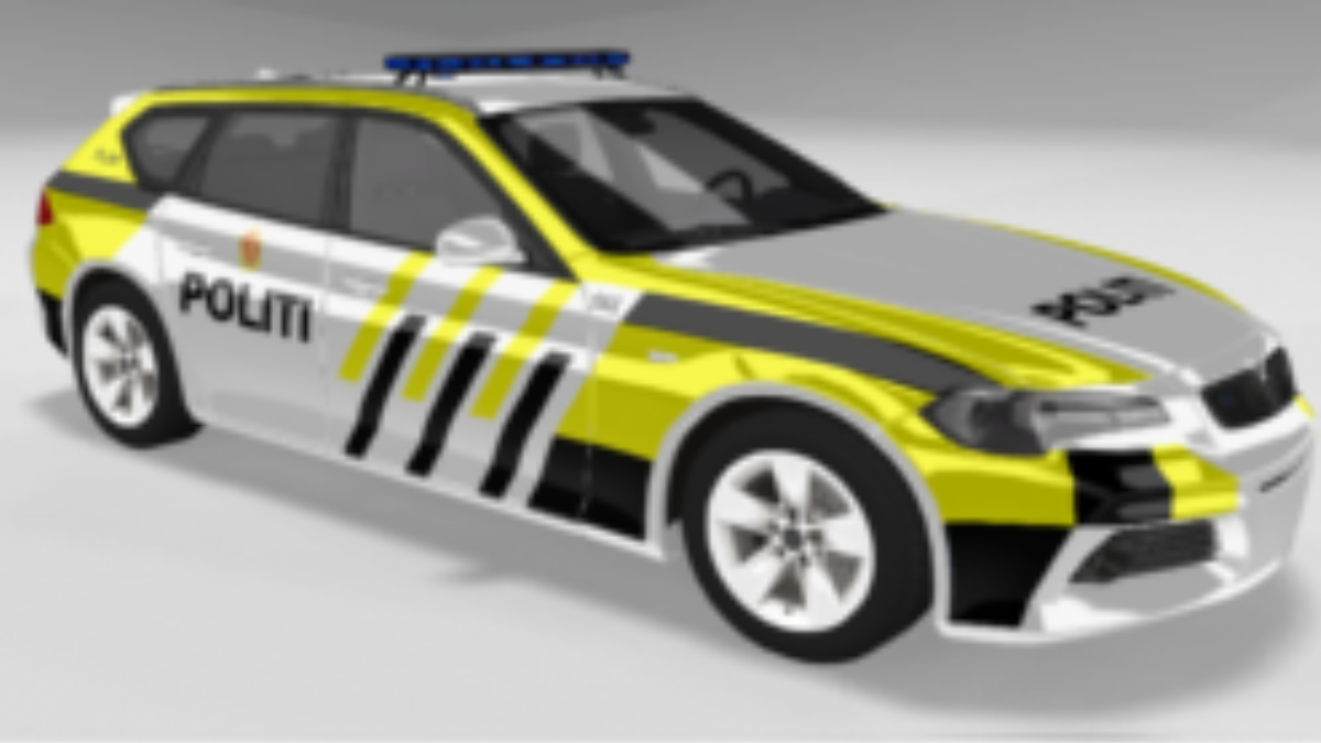 global police skin BeamNG Drive Mod