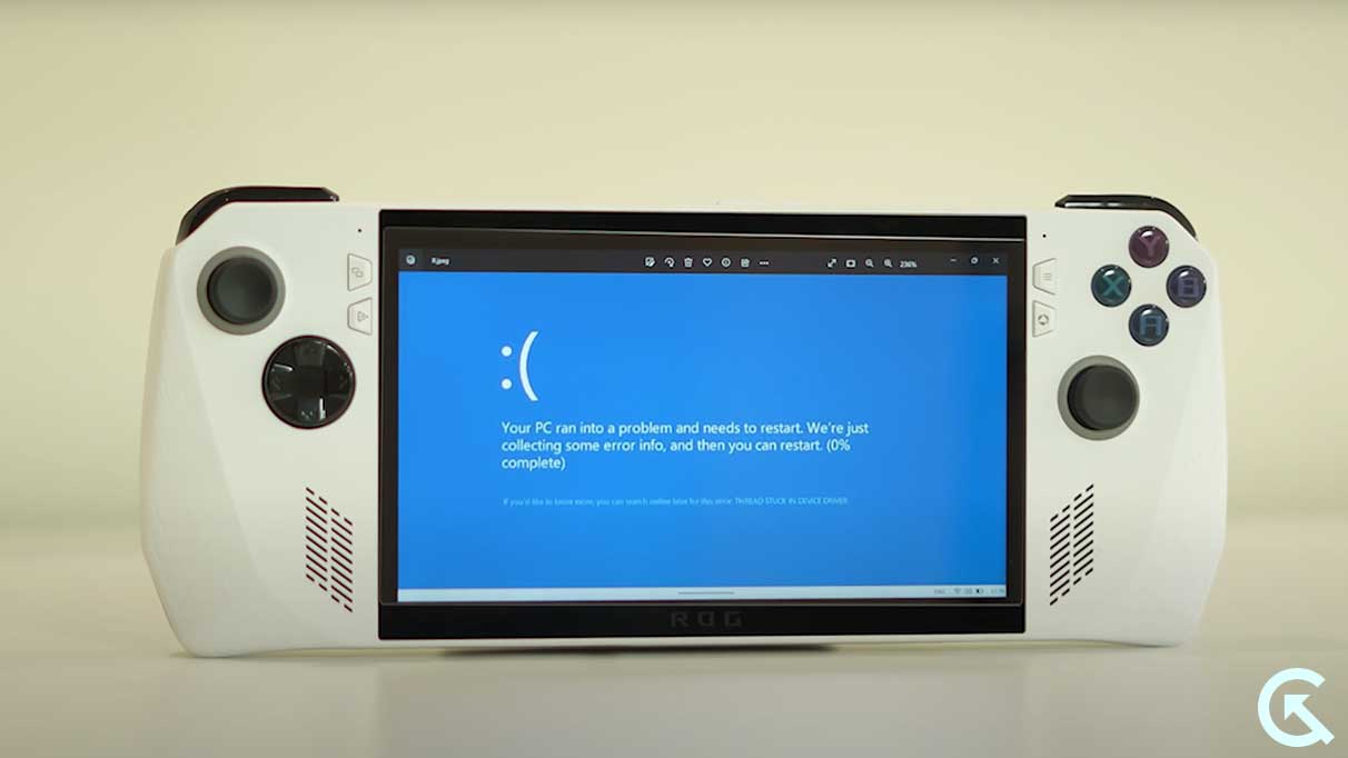 Blue Screen of Death on ASUS ROG Ally