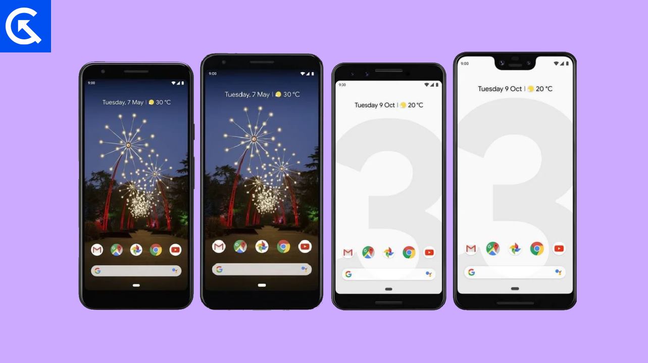 Google Pixel 3, 3 XL, Pixel 3a, and 3a XL Support End Date