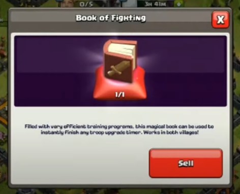 Clash of Clans Book of Fighting Glitch 2