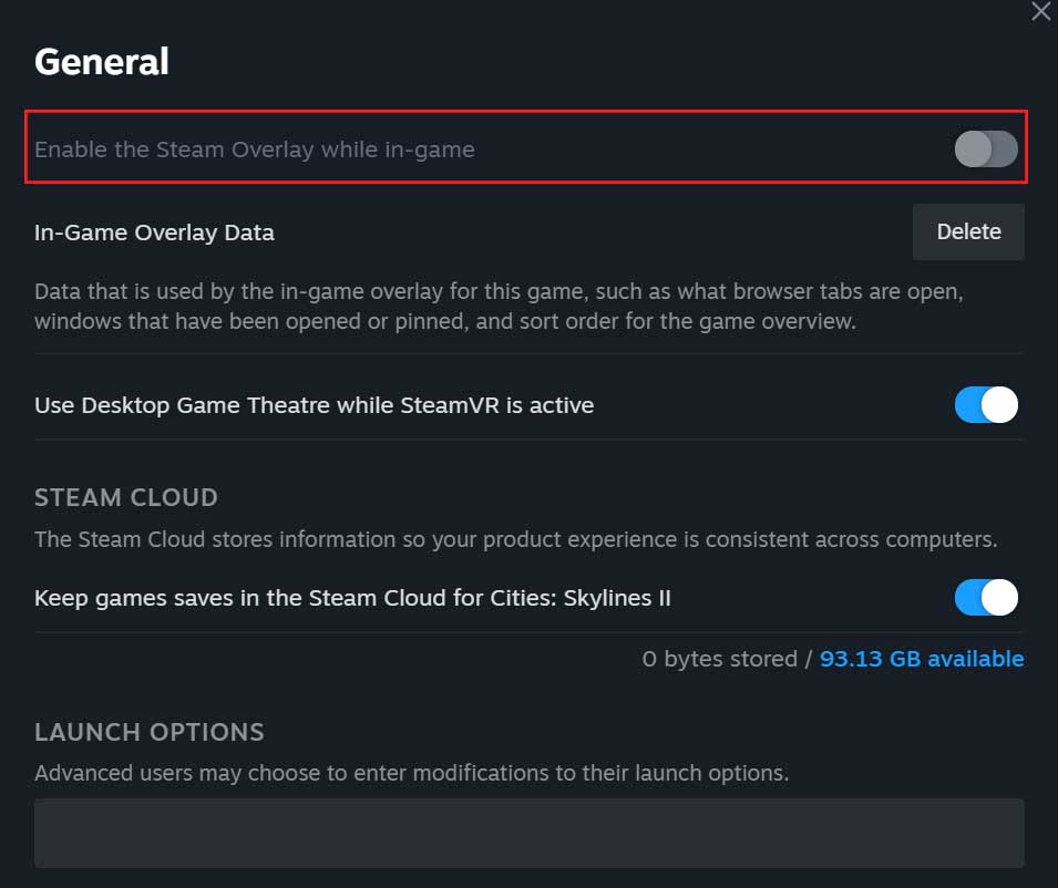 Enable Disable Steam Overlay For Games
