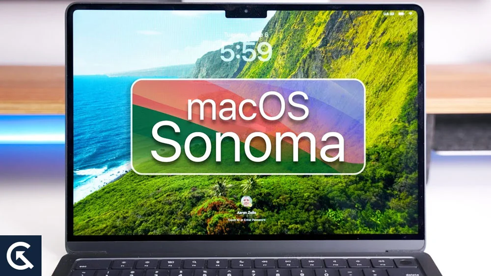 macos sonoma touch id not working