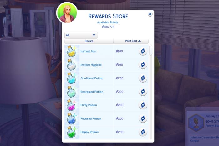 code triche sims 4 points de satisfaction