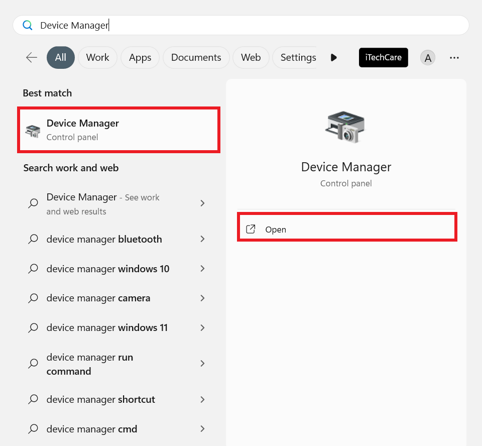 Launching-Device-Manager