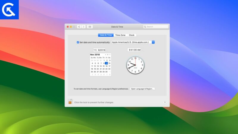How to Fix Incorrect Time in macOS Sonoma