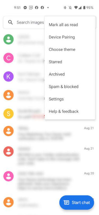 Check the spam folder