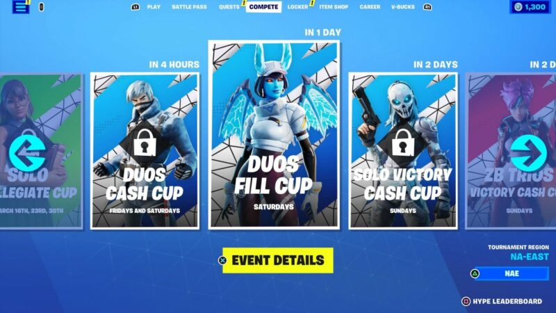 Fix Fortnite Tournament Not Showing on Feed