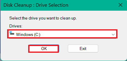 Choose Correct System Drive 