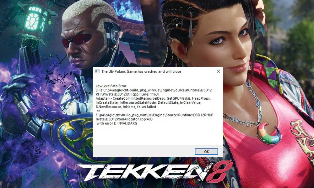 How to Fix TEKKEN 8 Error The UE-Polaris Game Has Crashed And Will Close