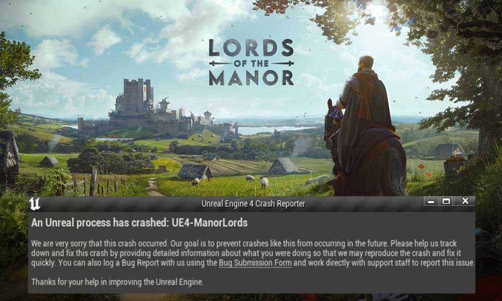 Fix Manor Lords Error 0000000000000000x18c UE4 CRASH