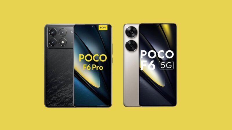 Xiaomi Poco F6 and F6 Pro